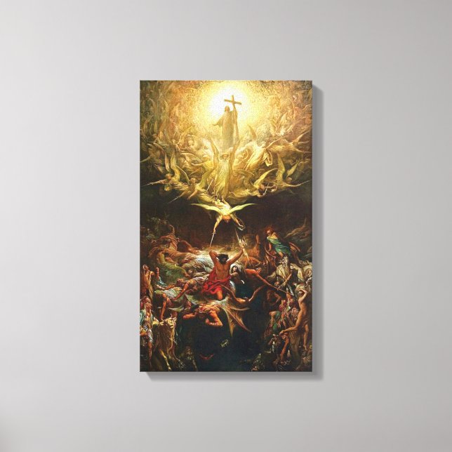 Lienzo Obra maestra sobre lienzo: "El triunfo......" (Anverso)