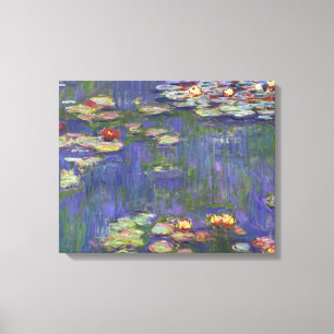 Lienzo Obras maestras de nenúfares de Monet