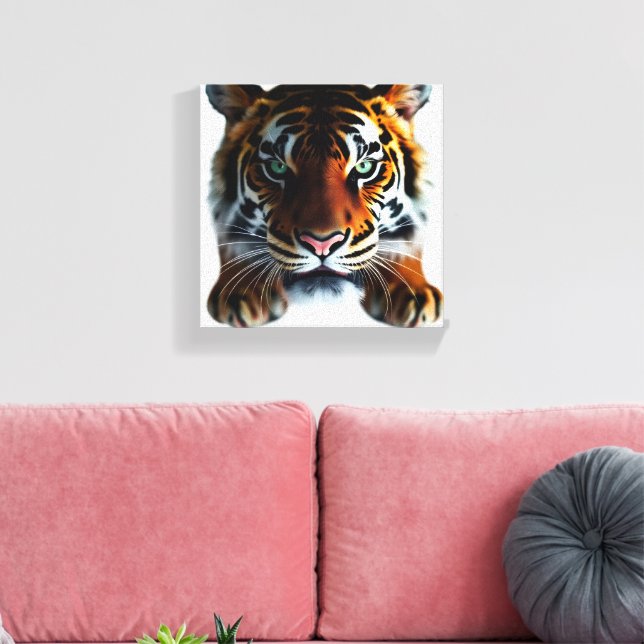 Lienzo Observación de tigres (Insitu (Sala de estar))