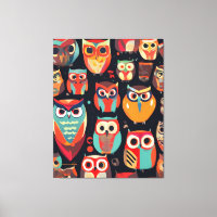 Observadores nocturnos abstractos