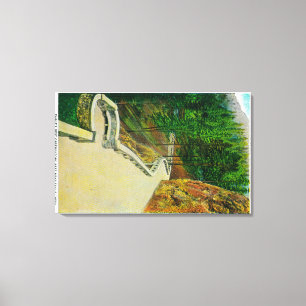 Lienzo Observatorio de la jerarquía de Eagle en el río