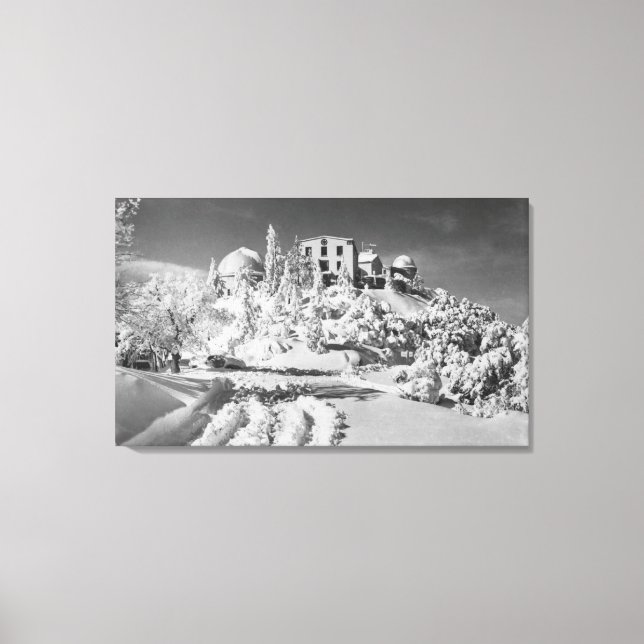 Lienzo Observatorio Mount Hamilton, California Lick (Anverso)