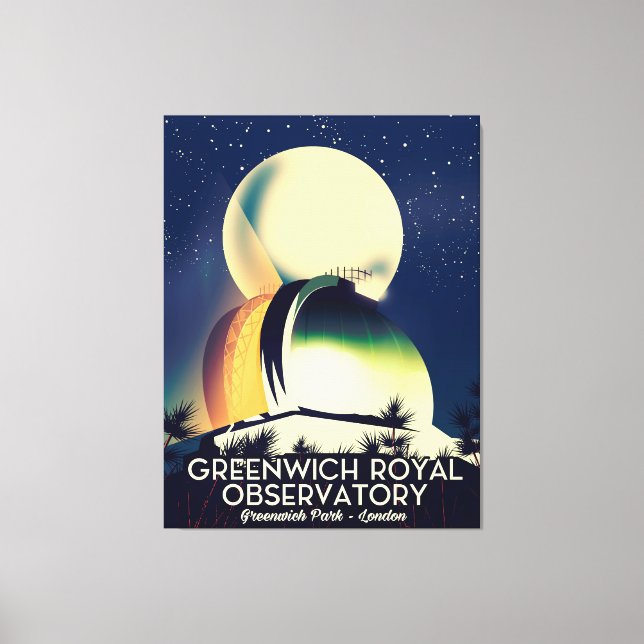 Lienzo Observatorio Real de Greenwich Londres (Anverso)