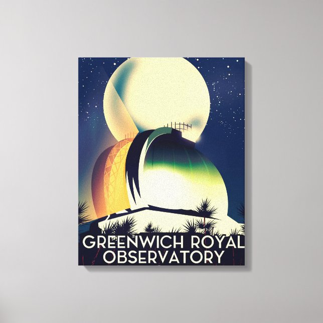 Lienzo Observatorio Real de Greenwich Londres (Anverso)