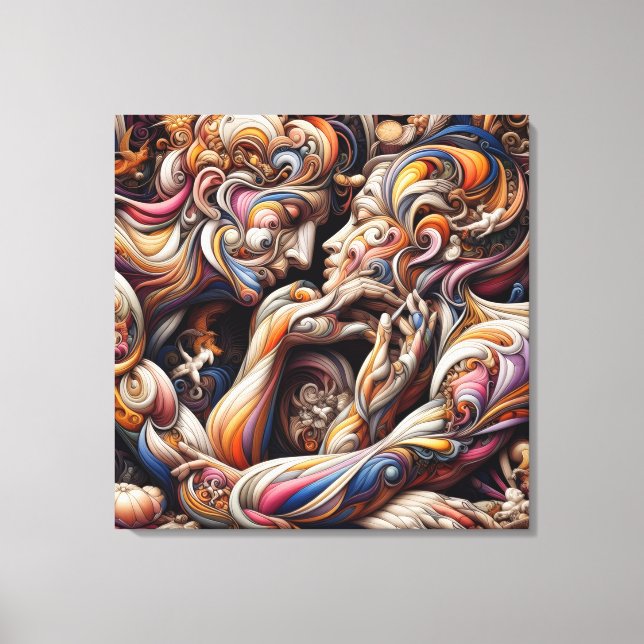 Lienzo Ocean & Beach Canvas Painting – Coastal Style Wall (Anverso)