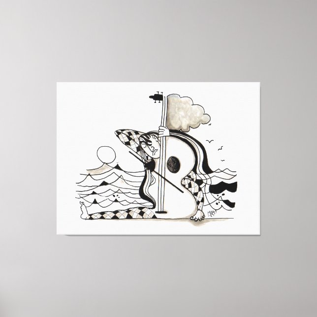 LIENZO OCEAN CONCERT FOR SOFIA  (Anverso)