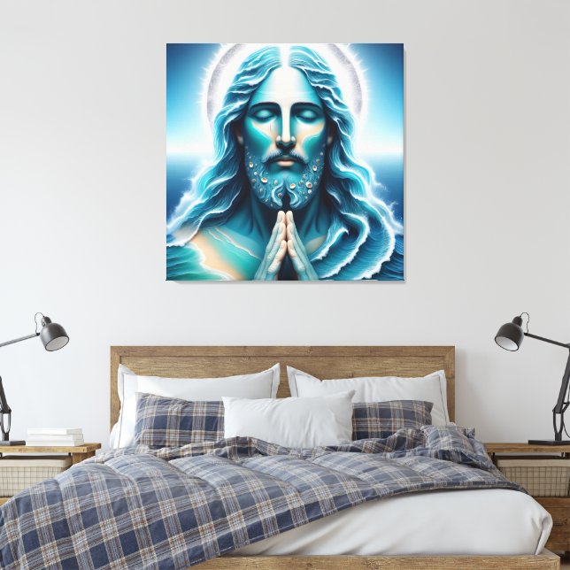 Lienzo Ocean Jesus Christ Portrait  (Insitu(Dormitorio))