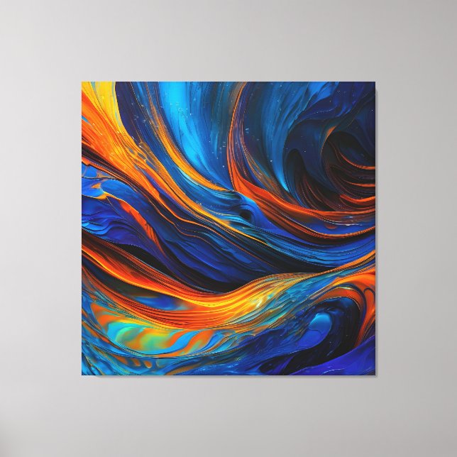 Lienzo Ocean Lava "Astralswirl" (Anverso)