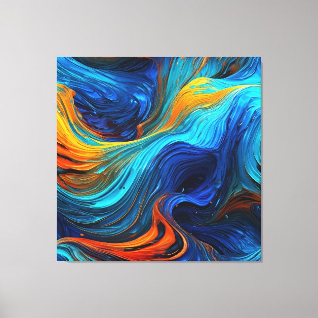 Lienzo Ocean Lava "Tempestial" (Anverso)