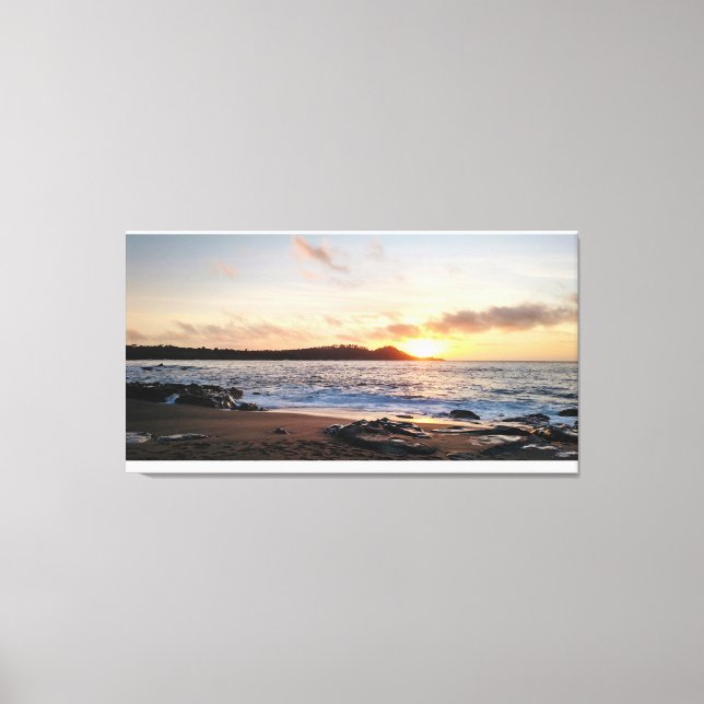 Lienzo Ocean Sunset (Anverso)