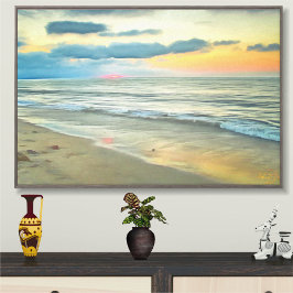 Lienzo Ocean Sunset 0735 Art Canvas Print