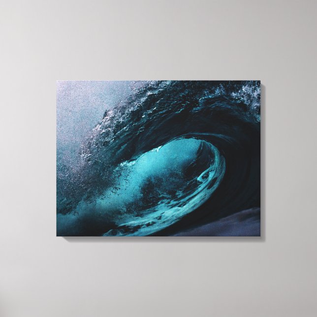 Lienzo Ocean waves stretched canvas print (Anverso)