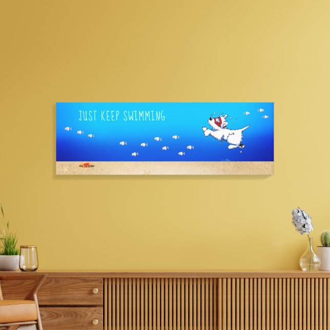 Lienzo Océano azul marino blanco kiniArt (Insitu (Sala de estar))