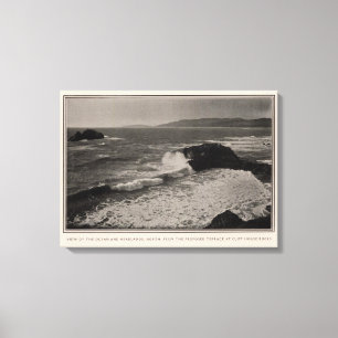 Lienzo Océano, cabeceras de las Rocas de Cliff House