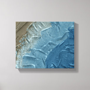 Lienzo Ocean's Edge: Una pintura digital de la tranquilid