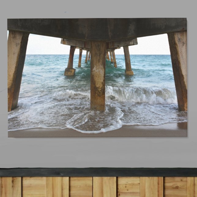 Lienzo Oceanview from Under the Pier (Subido por el creador)