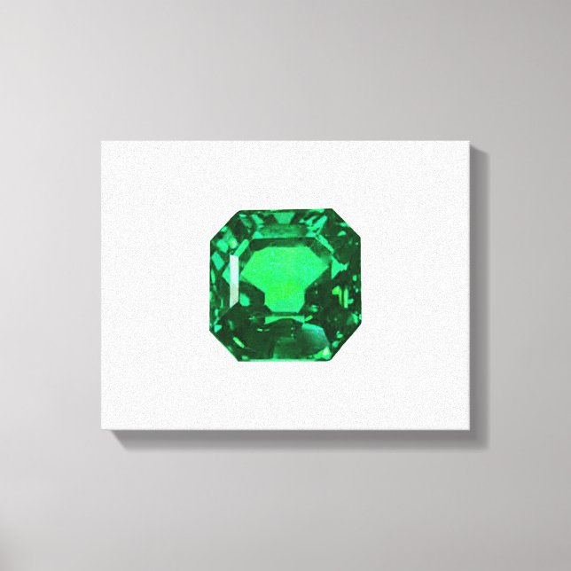 Lienzo Octagon Emerald (Anverso)