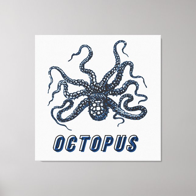 Lienzo Octopus (Anverso)