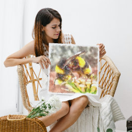 Lienzo Ocupado Ocupado Abeja Cubierta acuática