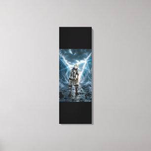 Lienzo Oda Nobunaga Armadura de Samurái Agua 12x36