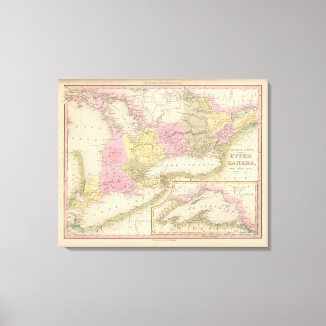 Lienzo Oeste de Canadá (Anverso)