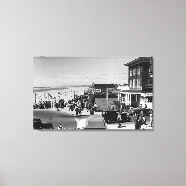 Lienzo Oeste, Oregón Norte Vista Fotografía (Anverso)