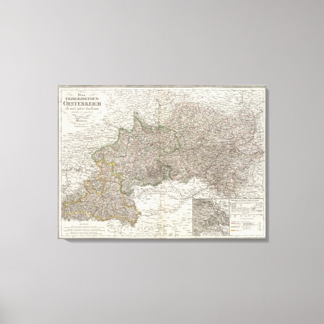 Lienzo Oesterreich - Viena (Anverso)