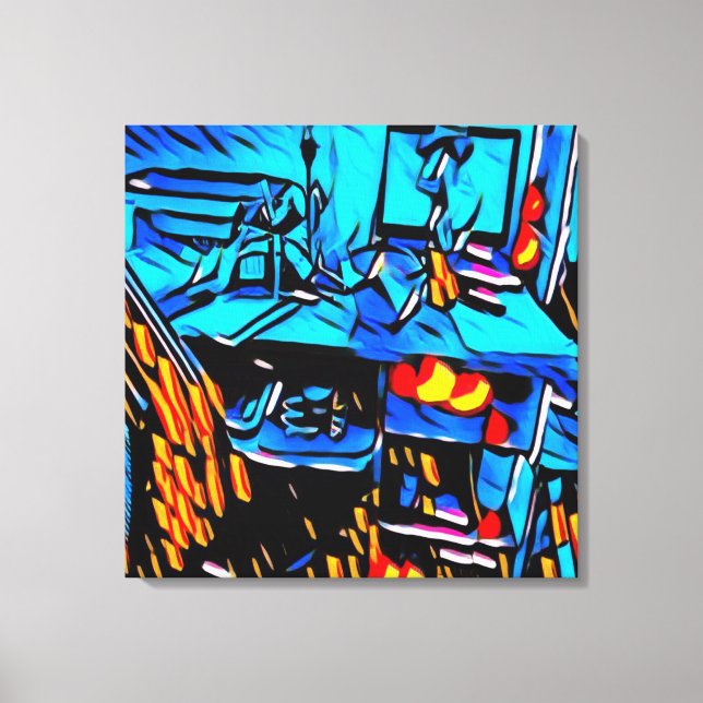 Lienzo Office Lunch Time Art (Anverso)