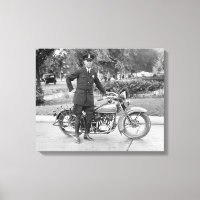 Oficial de motocicleta de la policía de D.C., 1932