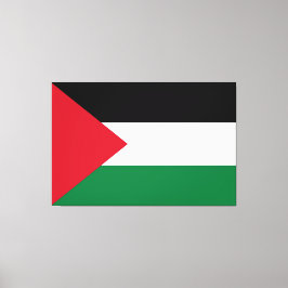 Lienzo oficialmente bandera del Estado de Palestina