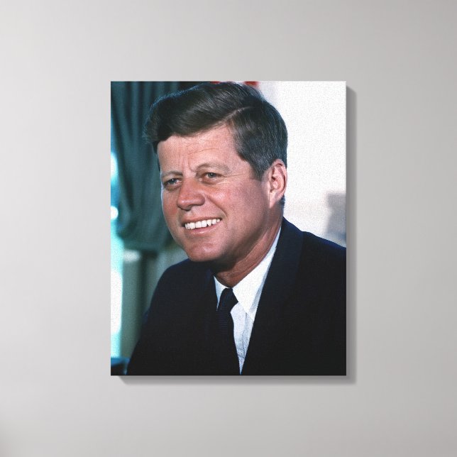 Lienzo Oficina Oval del Presidente John F. Kennedy (Anverso)