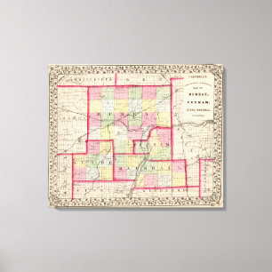 Lienzo Oficina, Putnam, rígido, condados de Marshall