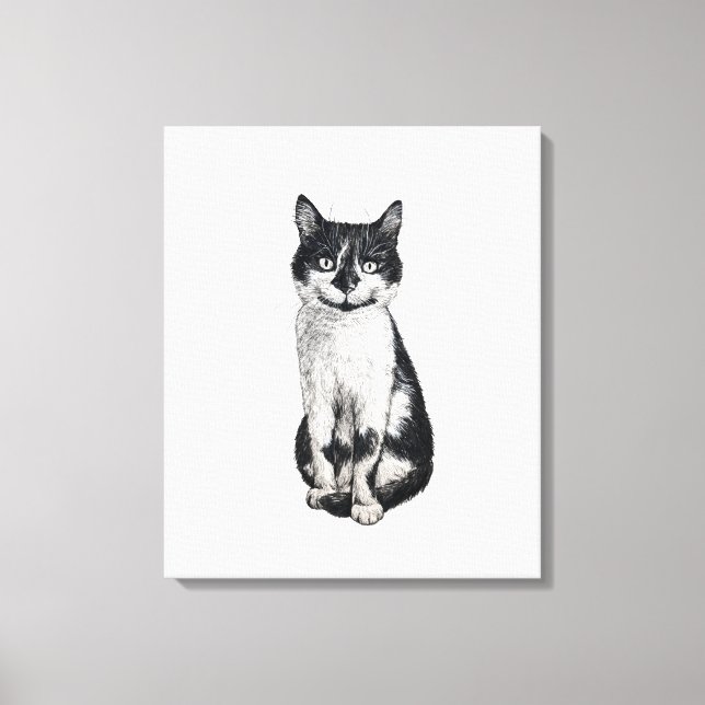 Lienzo Ogie el gato (Anverso)