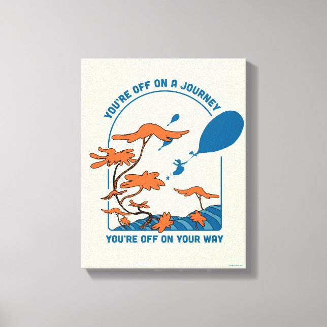 Lienzo ¡Oh, los lugares a los que vas! "De viaje" (Anverso)