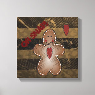 Lienzo Oh Snap Gingerbread Man   Navidad