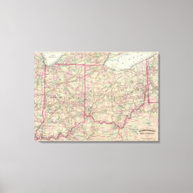 Lienzo Ohio, Indiana (Anverso)