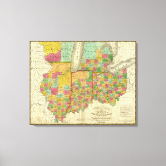 Lienzo Ohio, Indiana e Illinois