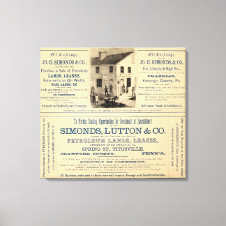 Lienzo Oil Exchange, empresas Simonds