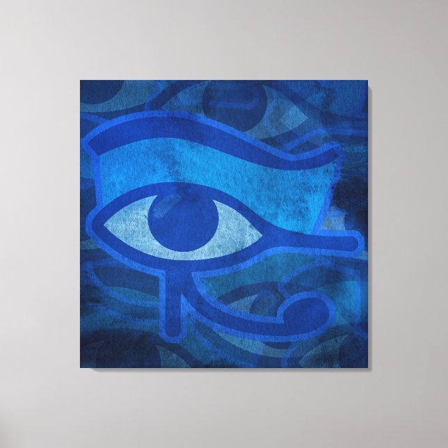 Lienzo Ojo Azul de Horus (Anverso)