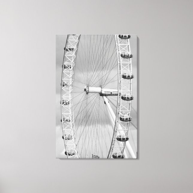 Lienzo Ojo de Londres, 2013 (Anverso)