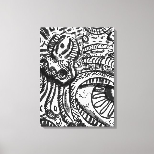 Lienzo Ojo Ver (Anverso)