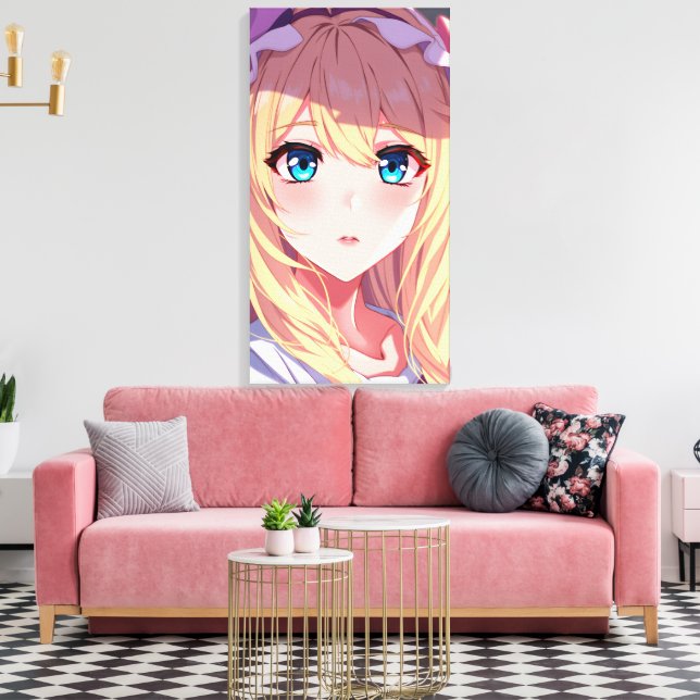 Lienzo Ojos Azules  (Insitu (Sala de estar))