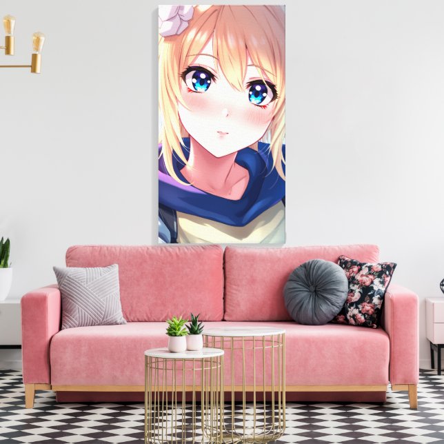 Lienzo Ojos Azules 2 (Insitu (Sala de estar))