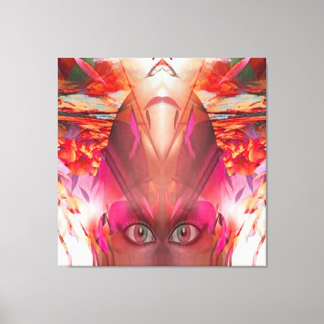 Lienzo Ojos de paisaje (Anverso)