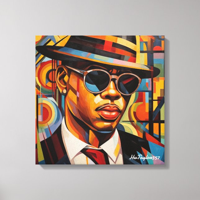 Lienzo Ojos ocultos (Anverso)