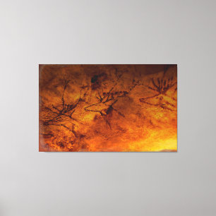 Lienzo Ojos Rojos De Lascaux