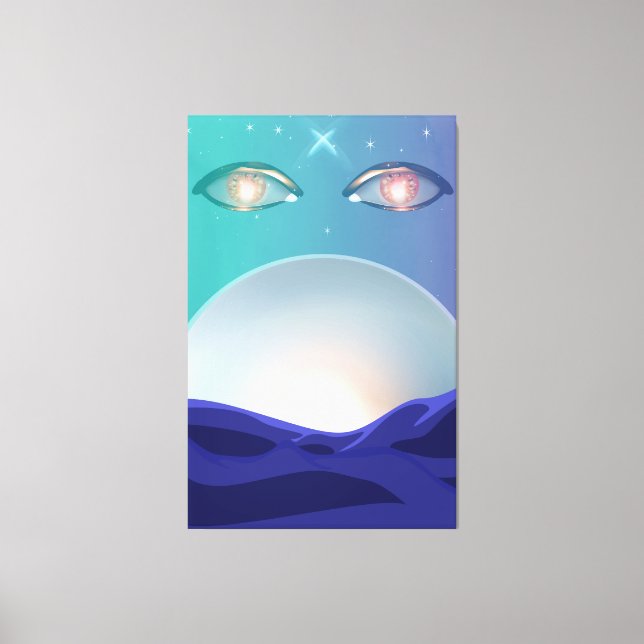Lienzo ojos vigilantes (Anverso)