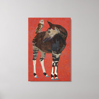 Lienzo OKAPI & SUMMER OWL Canvas