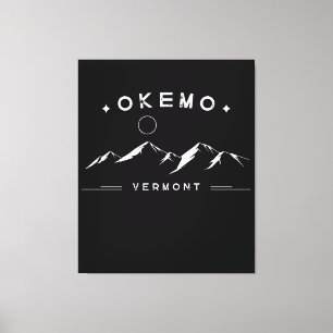 Lienzo Okemo Montaña de Vermont