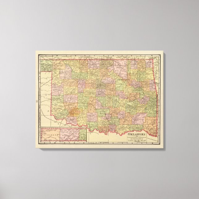 Lienzo Oklahoma (Anverso)